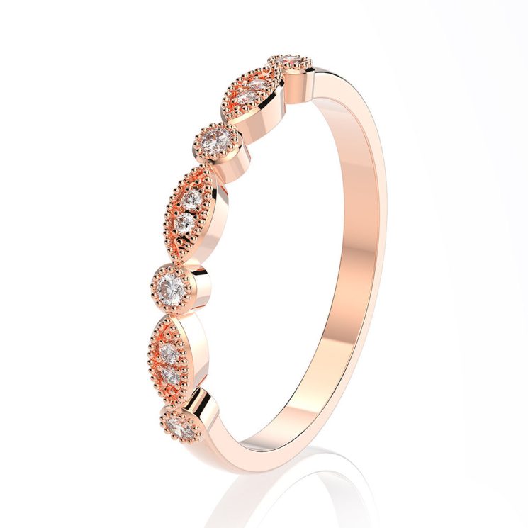 S925 Sterling Silver 4-Carat Radiant Cut Diamond Couple's Wedding Ring Set (9x13mm) - Image 6