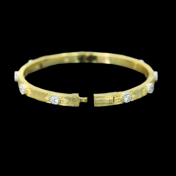 925 Silver Gold-Plated Brushed Vintage Bracelet – Timeless & Elegant Design - Image 4