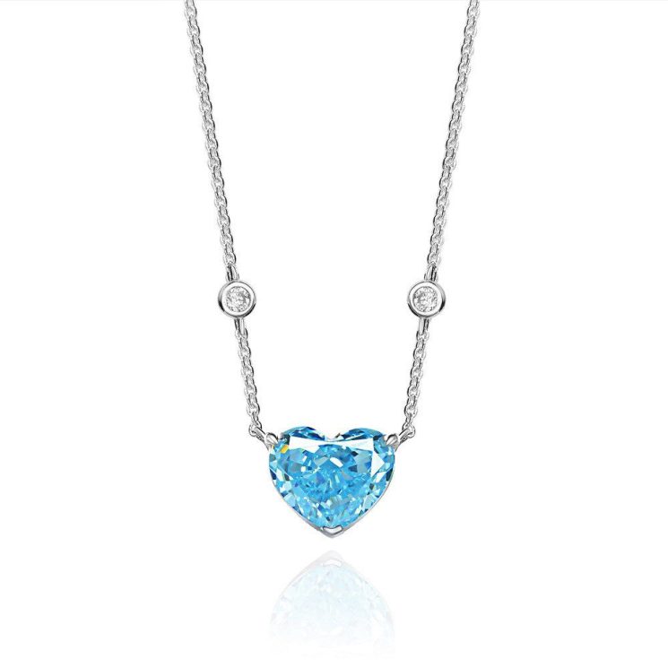 10ct Heart Shaped Necklace Women White G Color High Carbon Diamond 10*12 Love Pendant Silver 40+5 - Image 8