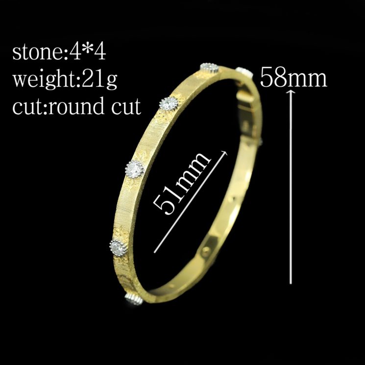 925 Silver Gold-Plated Brushed Vintage Bracelet – Timeless & Elegant Design - Image 2