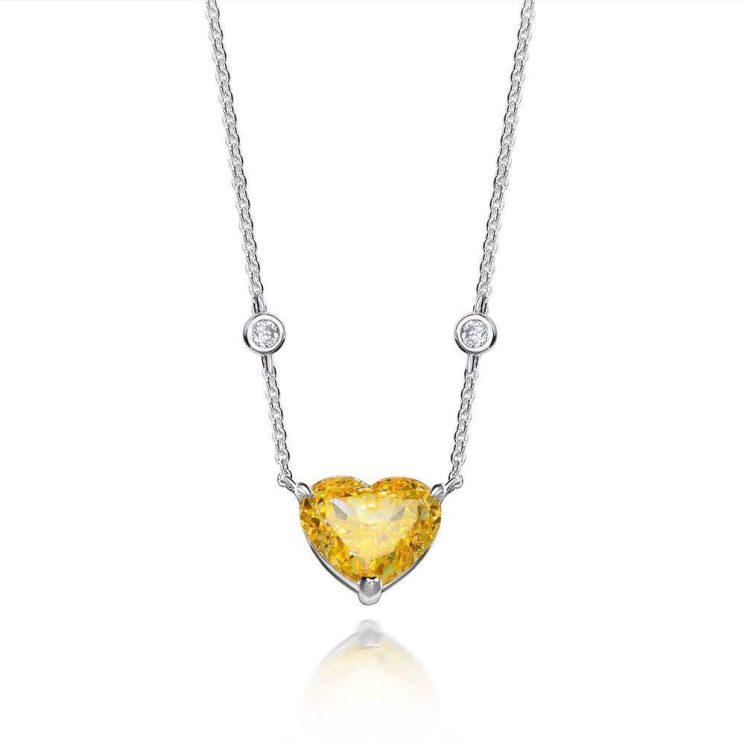 10ct Heart Shaped Necklace Women White G Color High Carbon Diamond 10*12 Love Pendant Silver 40+5 - Image 6